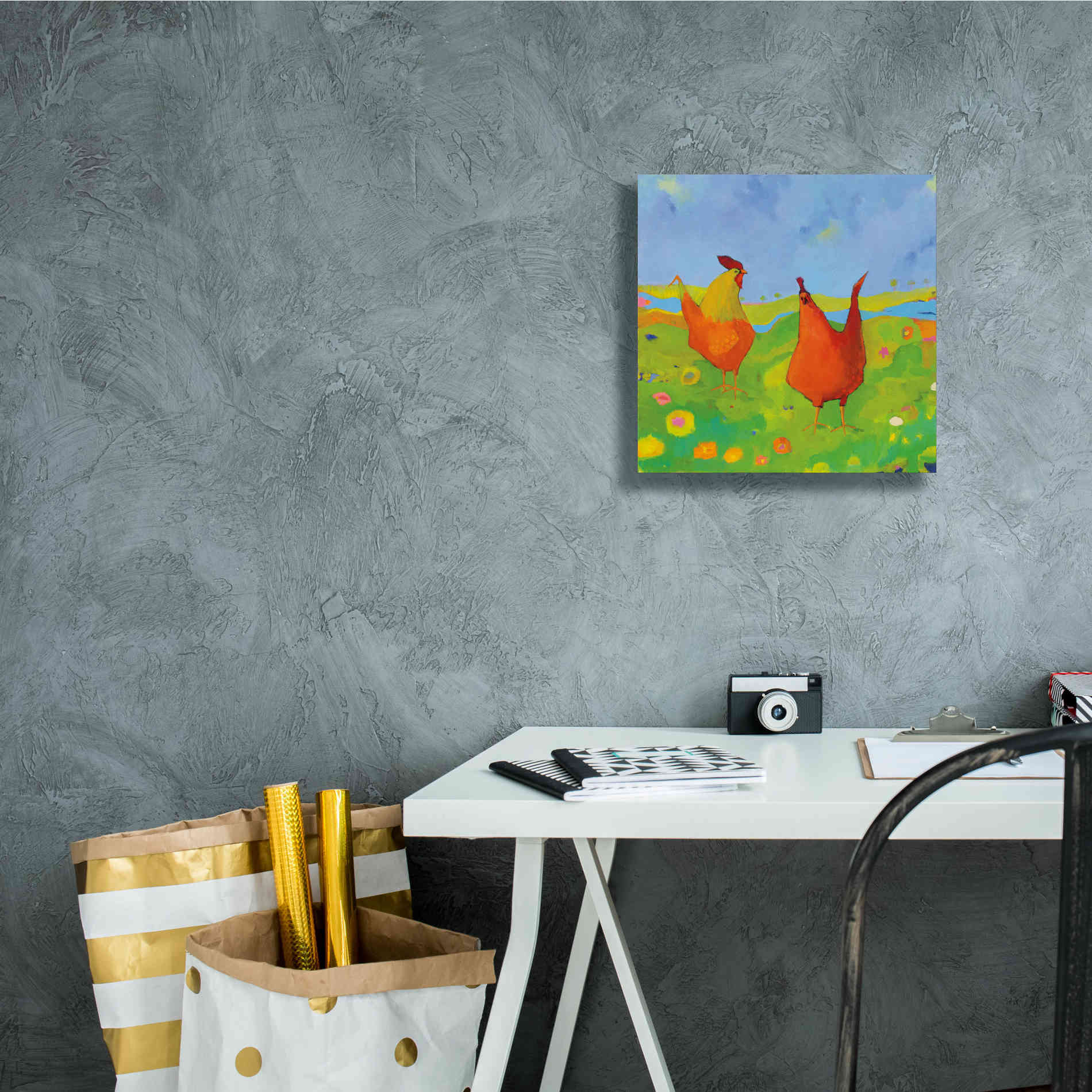 'Spring has Sprung' by Phyllis Adams, Canvas Wall Art,12 x 12