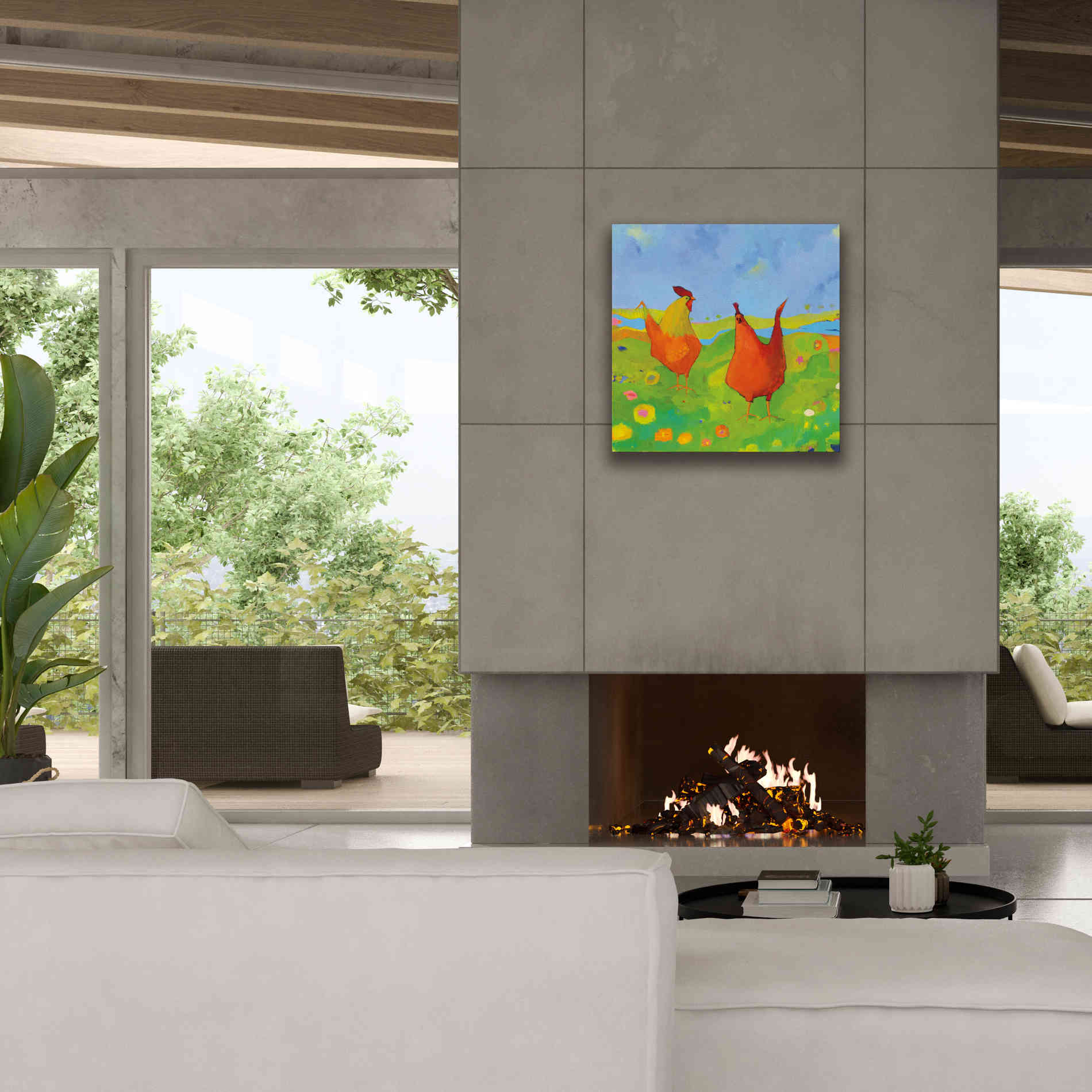 'Spring has Sprung' by Phyllis Adams, Canvas Wall Art,26 x 26