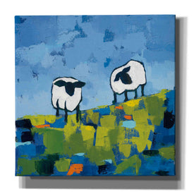 'Two Sheep' by Phyllis Adams, Canvas Wall Art