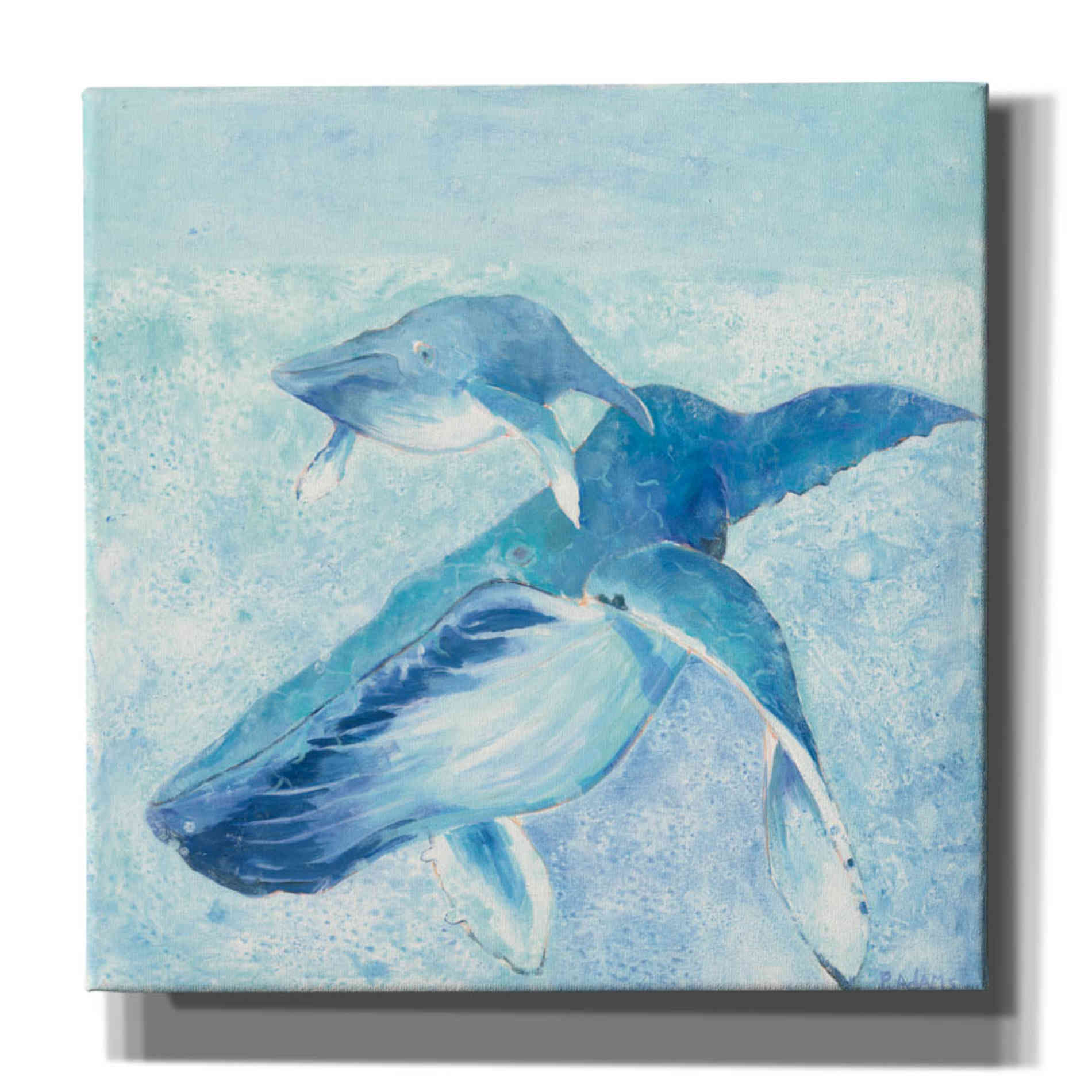 'Blue Mama' by Phyllis Adams, Canvas Wall Art