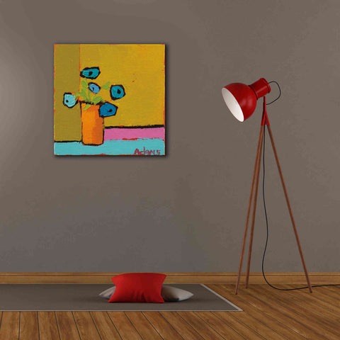 Image of 'Orange Vase' by Phyllis Adams, Canvas Wall Art,26 x 26