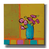 'Turquoise Vase' by Phyllis Adams, Canvas Wall Art