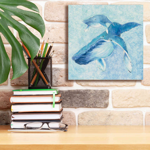 Image of 'Blue Mama v2' by Phyllis Adams, Canvas Wall Art,12 x 12