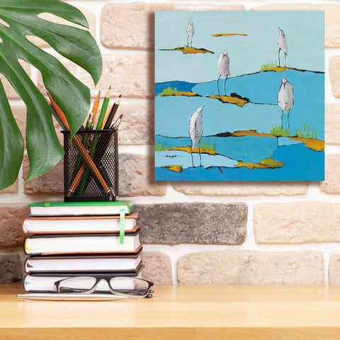 Image of 'Beach Bums v2' by Phyllis Adams, Canvas Wall Art,12 x 12