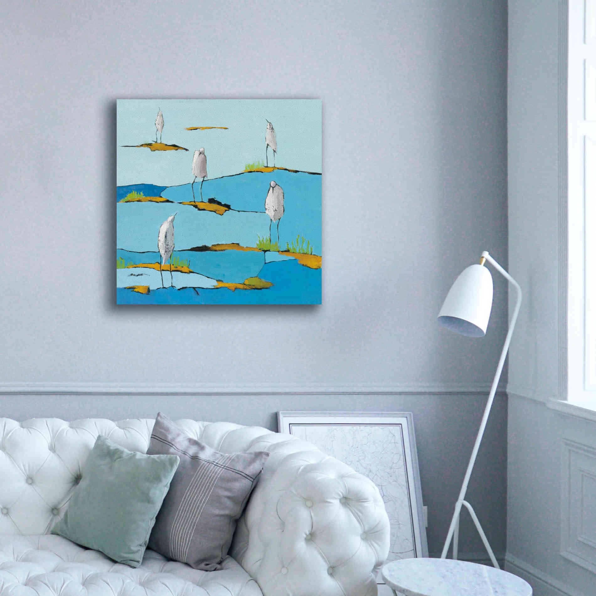 'Beach Bums v2' by Phyllis Adams, Canvas Wall Art,37 x 37