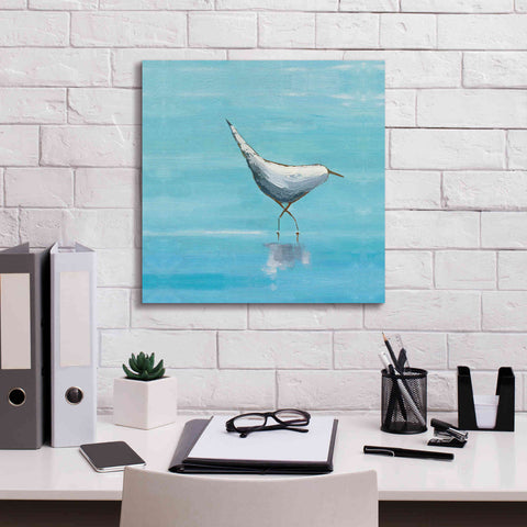 Image of 'Egret I Bright' by Phyllis Adams, Canvas Wall Art,18 x 18