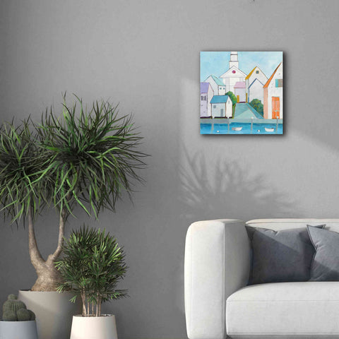Image of 'Harbor Town III no Sign' by Phyllis Adams, Canvas Wall Art,18 x 18