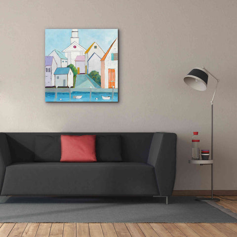 Image of 'Harbor Town III no Sign' by Phyllis Adams, Canvas Wall Art,37 x 37