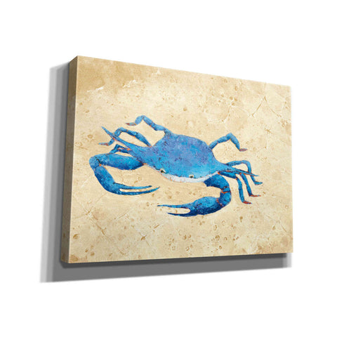 Image of 'Blue Crab V Neutral Crop' by Phyllis Adams, Canvas Wall Art