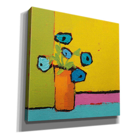 Image of 'Orange Vase Bright' by Phyllis Adams, Canvas Wall Art