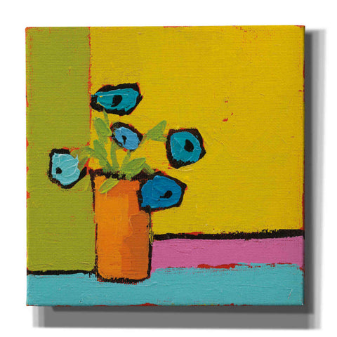 Image of 'Orange Vase Bright' by Phyllis Adams, Canvas Wall Art