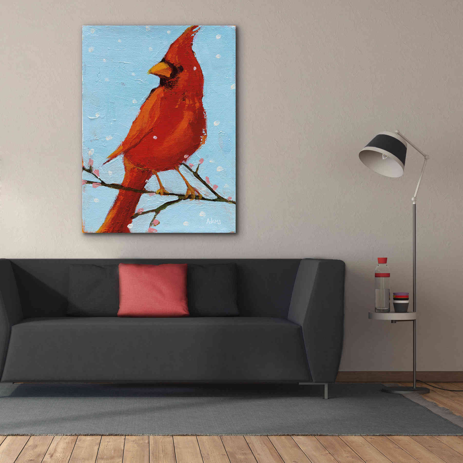 'Cardinal II' by Phyllis Adams, Canvas Wall Art,40 x 54