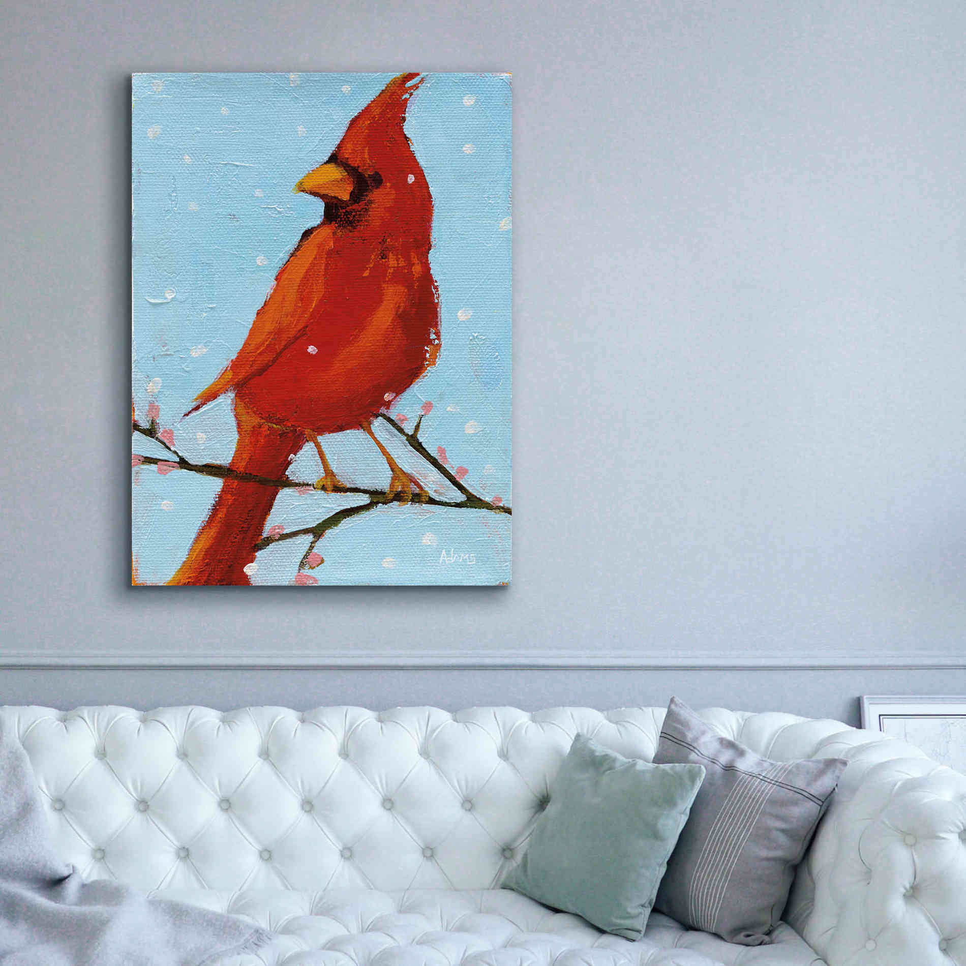 'Cardinal II' by Phyllis Adams, Canvas Wall Art,40 x 54