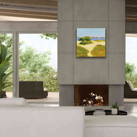 Image of 'Path to the Beach' by Phyllis Adams, Canvas Wall Art,26 x 26