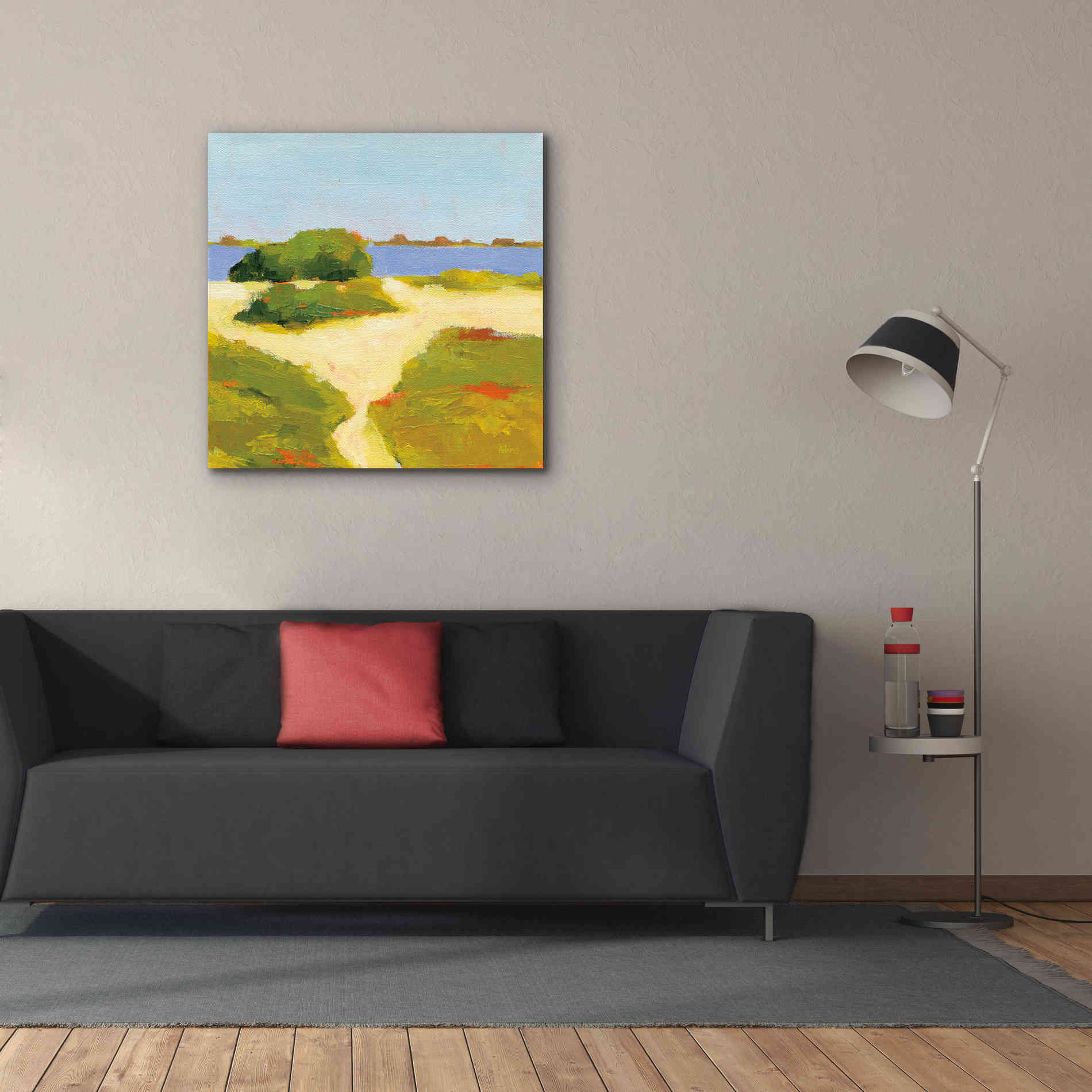 'Path to the Beach' by Phyllis Adams, Canvas Wall Art,37 x 37