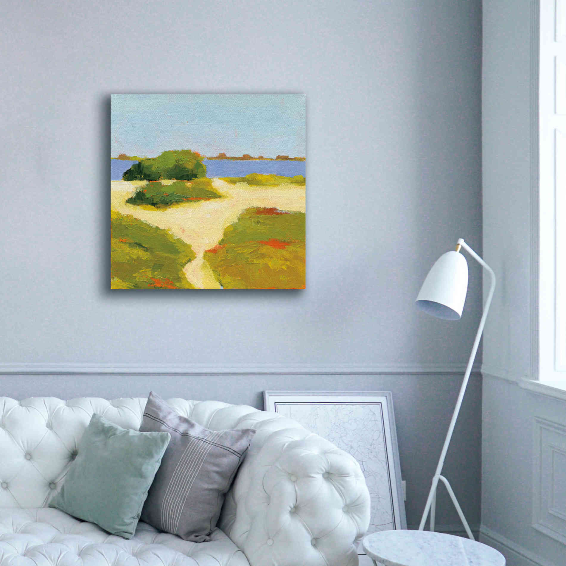 'Path to the Beach' by Phyllis Adams, Canvas Wall Art,37 x 37