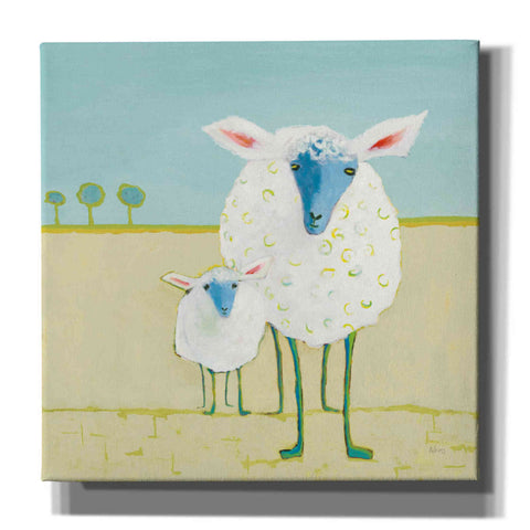 Image of 'Colorful Sheep' by Phyllis Adams, Canvas Wall Art
