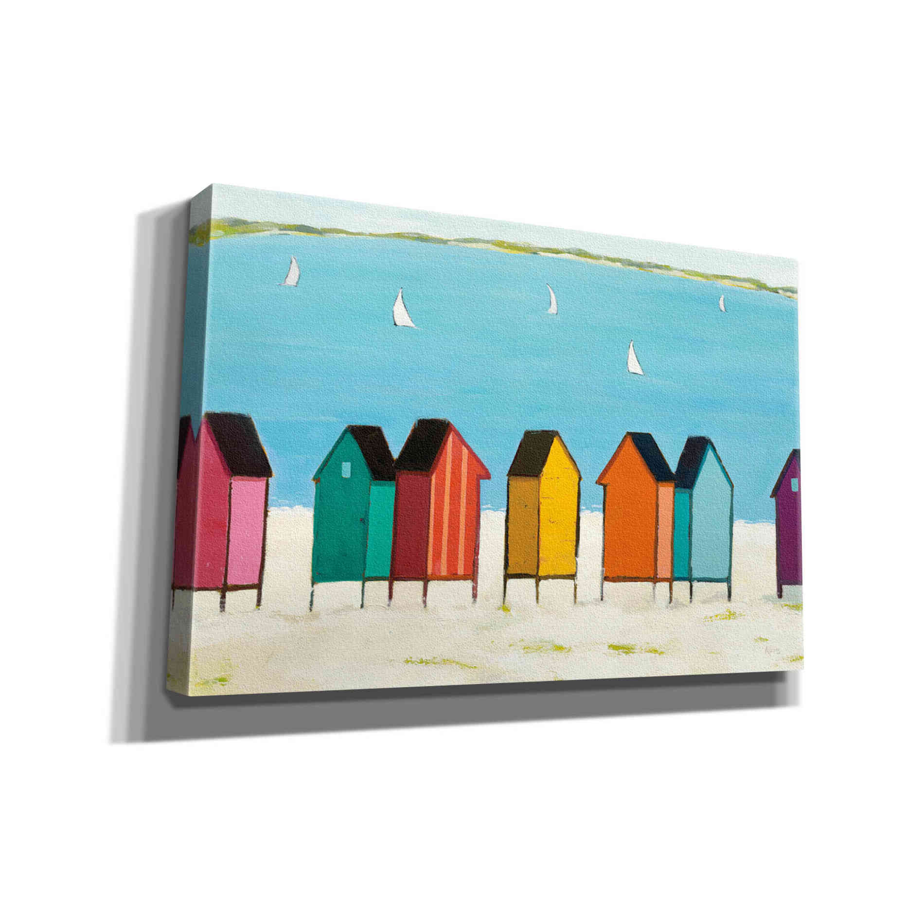 'Cabanas I' by Phyllis Adams, Canvas Wall Art