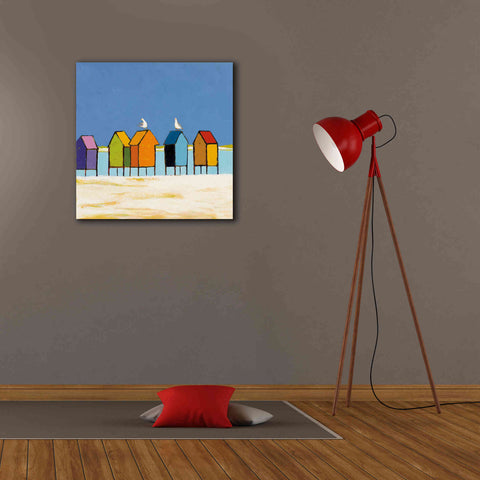 Image of 'Cabanas II' by Phyllis Adams, Canvas Wall Art,26 x 26