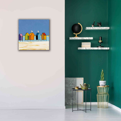Image of 'Cabanas II' by Phyllis Adams, Canvas Wall Art,26 x 26