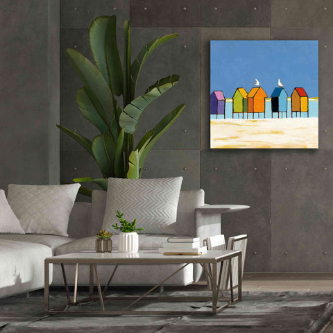 Image of 'Cabanas II' by Phyllis Adams, Canvas Wall Art,37 x 37