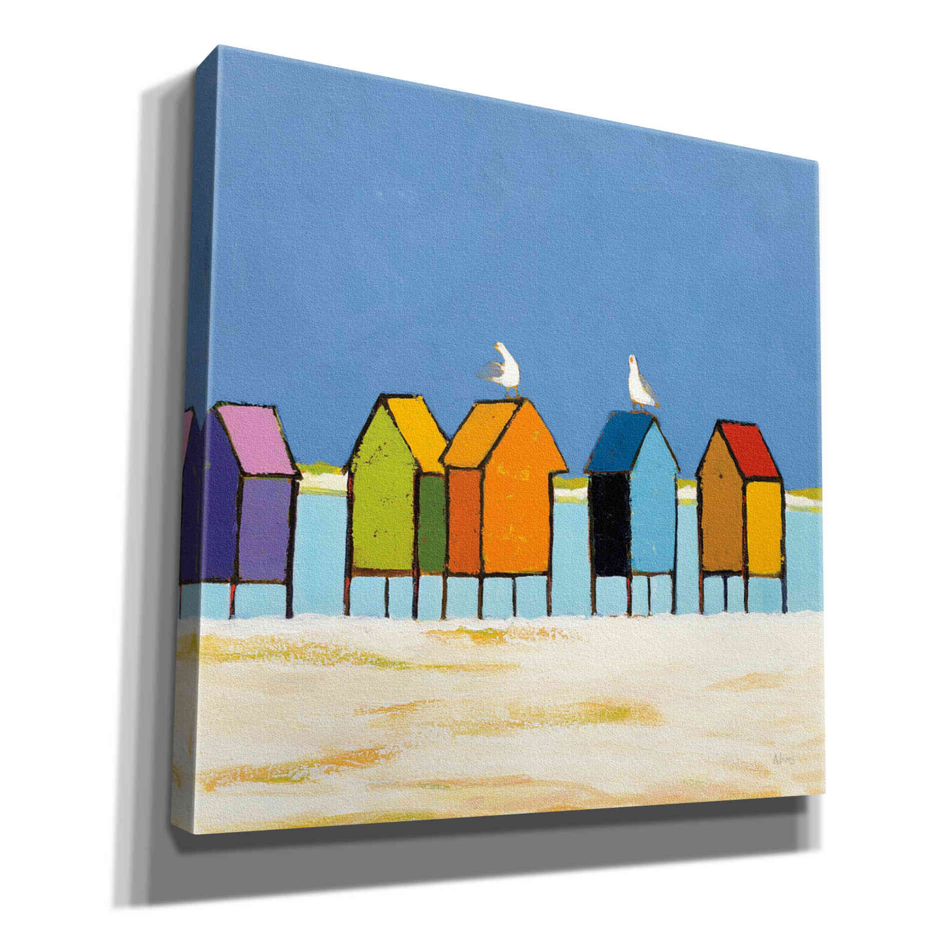 'Cabanas II' by Phyllis Adams, Canvas Wall Art