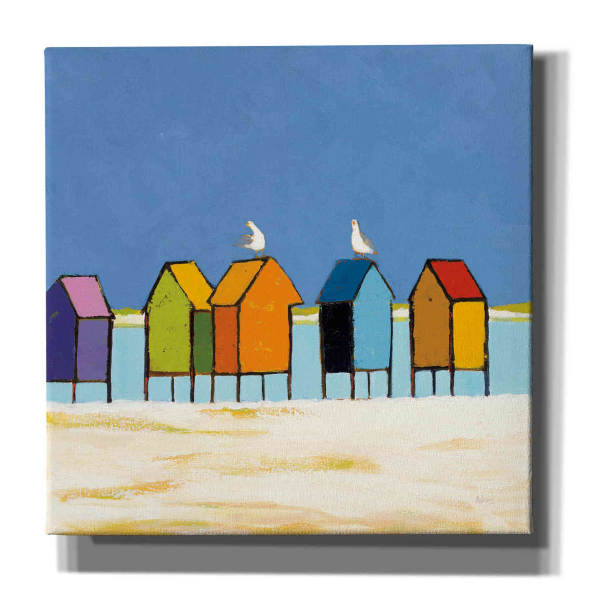 'Cabanas II' by Phyllis Adams, Canvas Wall Art