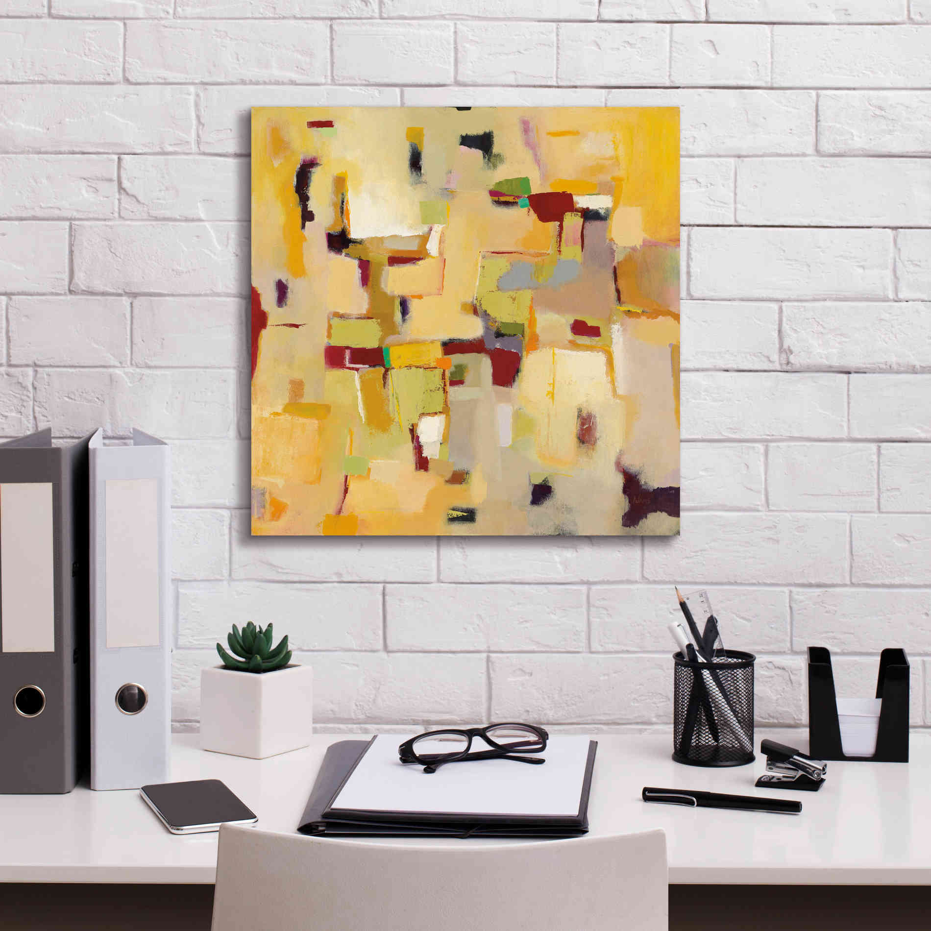 'Autumn Glow' by Phyllis Adams, Canvas Wall Art,18 x 18