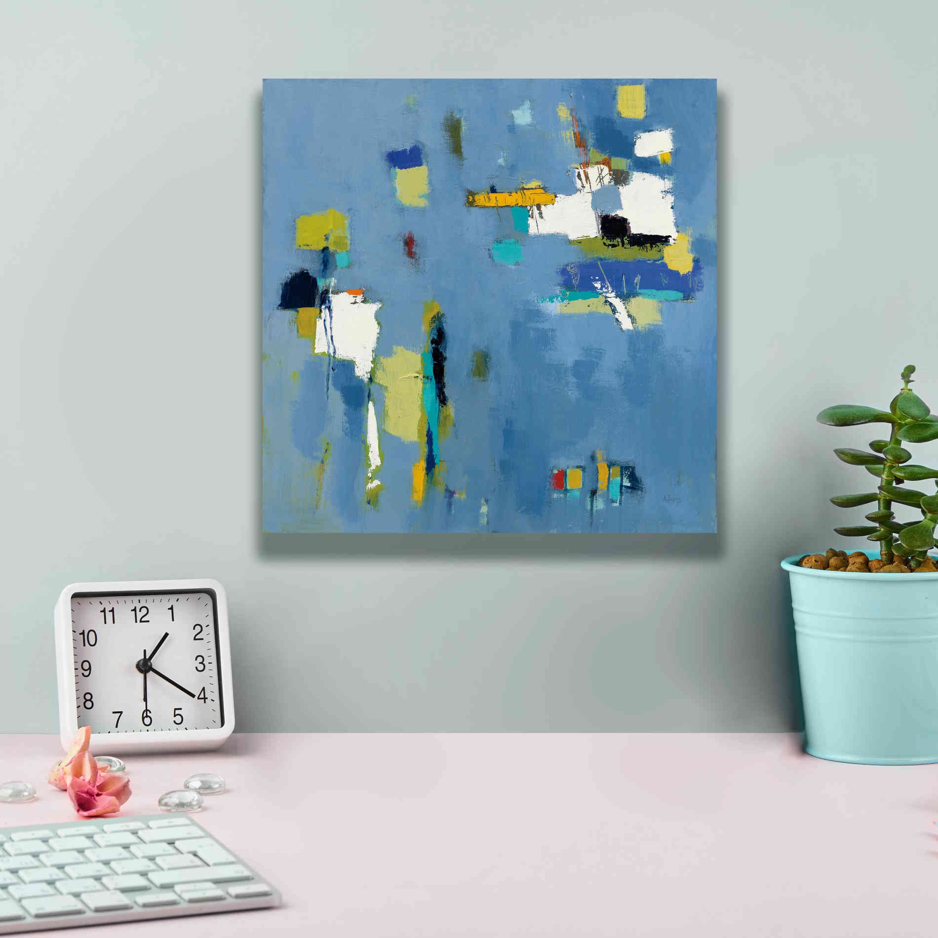 'Ice Breaker' by Phyllis Adams, Canvas Wall Art,12 x 12