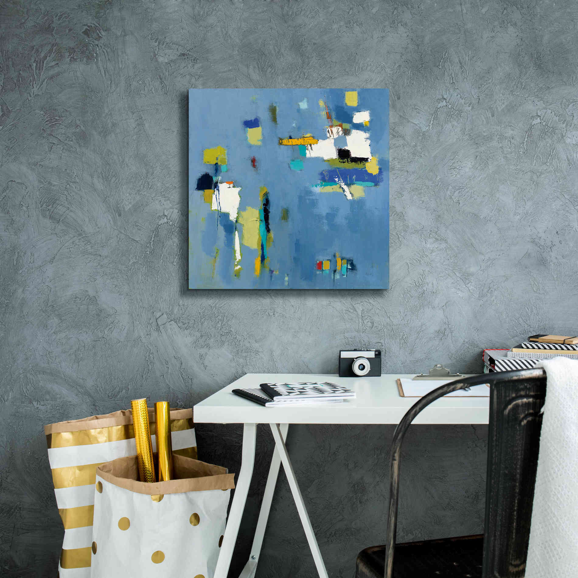 'Ice Breaker' by Phyllis Adams, Canvas Wall Art,18 x 18
