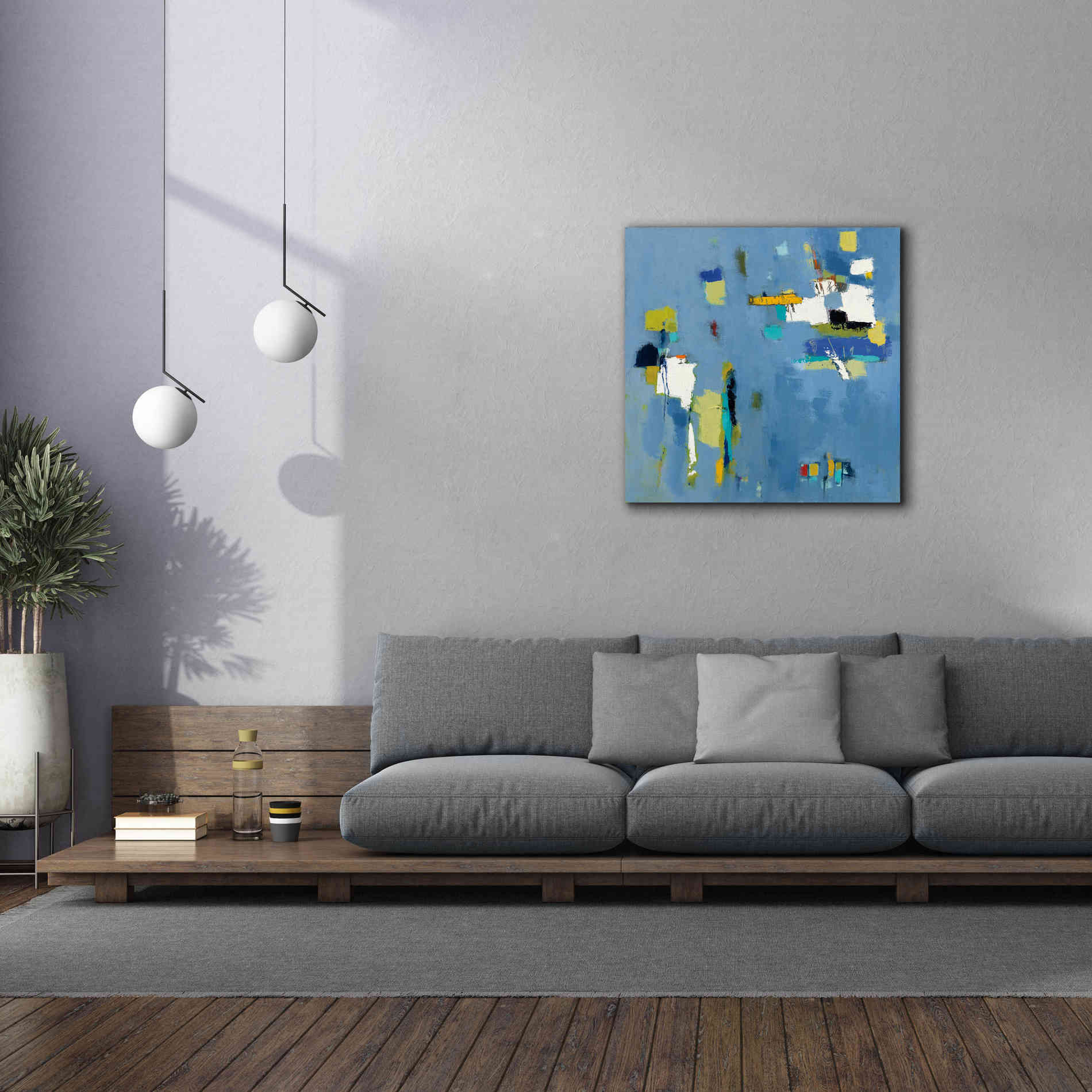 'Ice Breaker' by Phyllis Adams, Canvas Wall Art,37 x 37