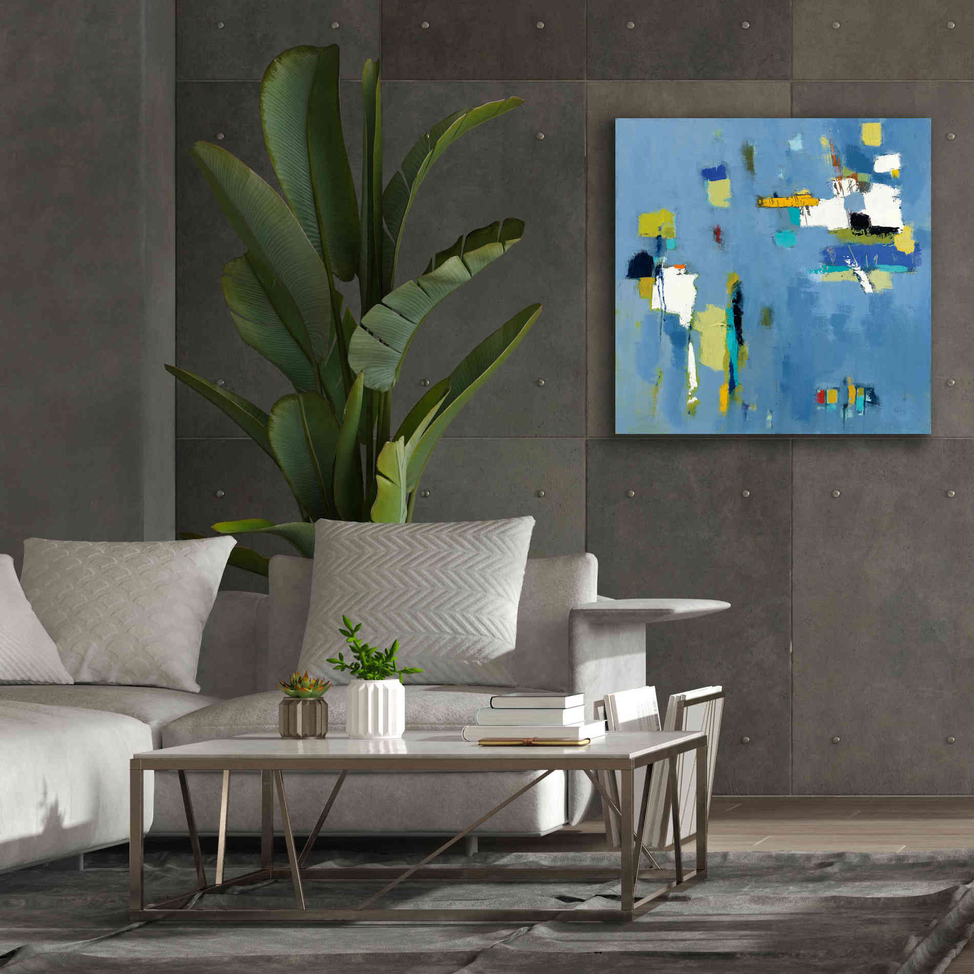 'Ice Breaker' by Phyllis Adams, Canvas Wall Art,37 x 37