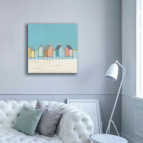 Image of 'Cabanas II Pastel' by Phyllis Adams, Canvas Wall Art,37 x 37