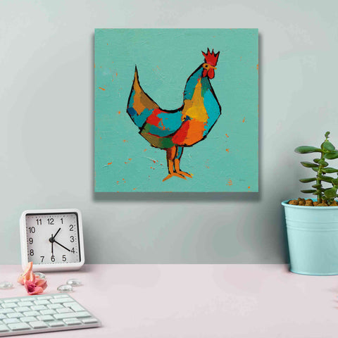 Image of 'The Strutter' by Phyllis Adams, Canvas Wall Art,12 x 12