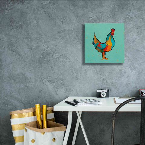 Image of 'The Strutter' by Phyllis Adams, Canvas Wall Art,12 x 12