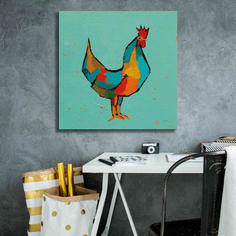 Image of 'The Strutter' by Phyllis Adams, Canvas Wall Art,26 x 26