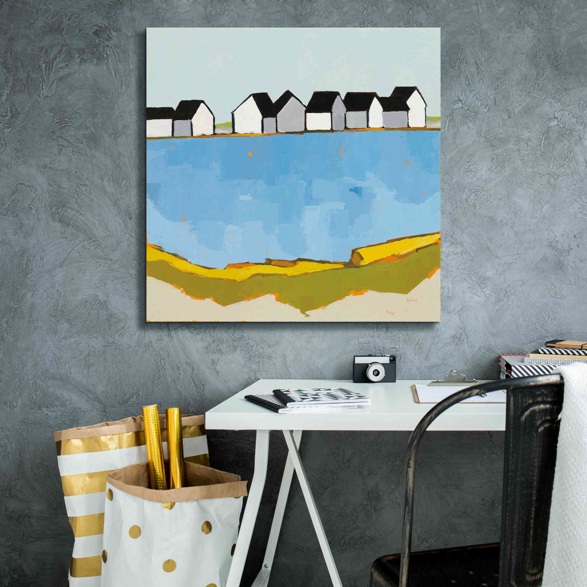 'A Summer's Day' by Phyllis Adams, Canvas Wall Art,26 x 26