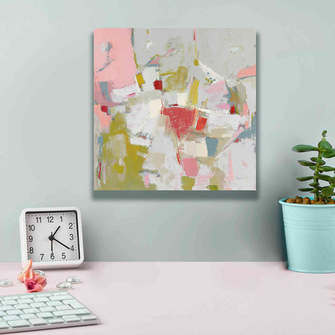 Image of 'And All That Jazz Pink' by Phyllis Adams, Canvas Wall Art,12 x 12