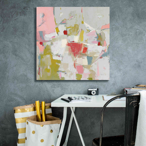 Image of 'And All That Jazz Pink' by Phyllis Adams, Canvas Wall Art,26 x 26