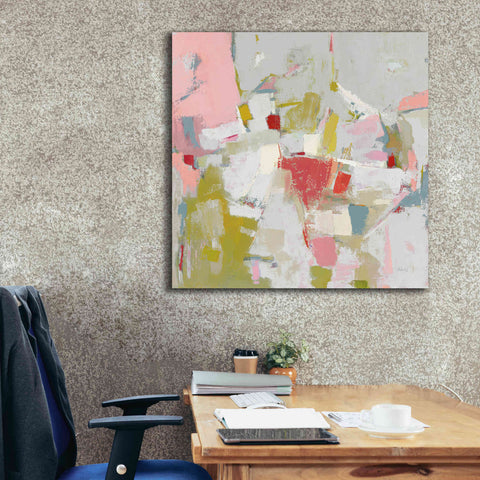 Image of 'And All That Jazz Pink' by Phyllis Adams, Canvas Wall Art,37 x 37