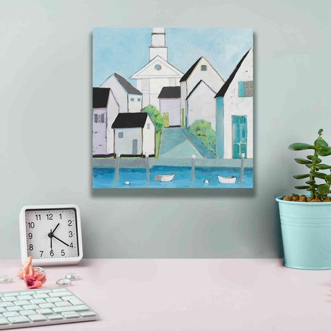 Image of 'Harbor Town III No Sign Light' by Phyllis Adams, Canvas Wall Art,12 x 12