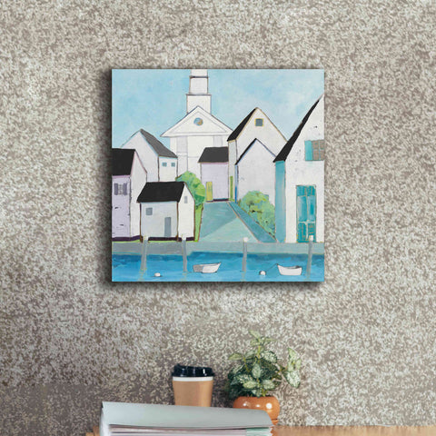 Image of 'Harbor Town III No Sign Light' by Phyllis Adams, Canvas Wall Art,18 x 18
