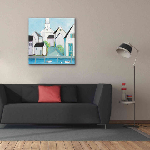 Image of 'Harbor Town III No Sign Light' by Phyllis Adams, Canvas Wall Art,37 x 37