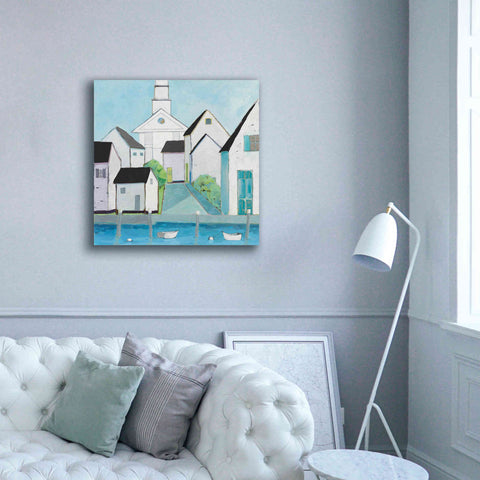 Image of 'Harbor Town III No Sign Light' by Phyllis Adams, Canvas Wall Art,37 x 37