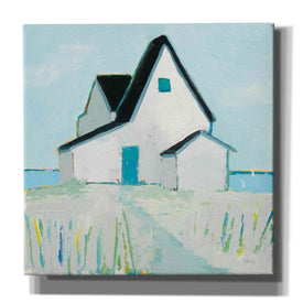 'Cottage by the Sea Neutral' by Phyllis Adams, Canvas Wall Art