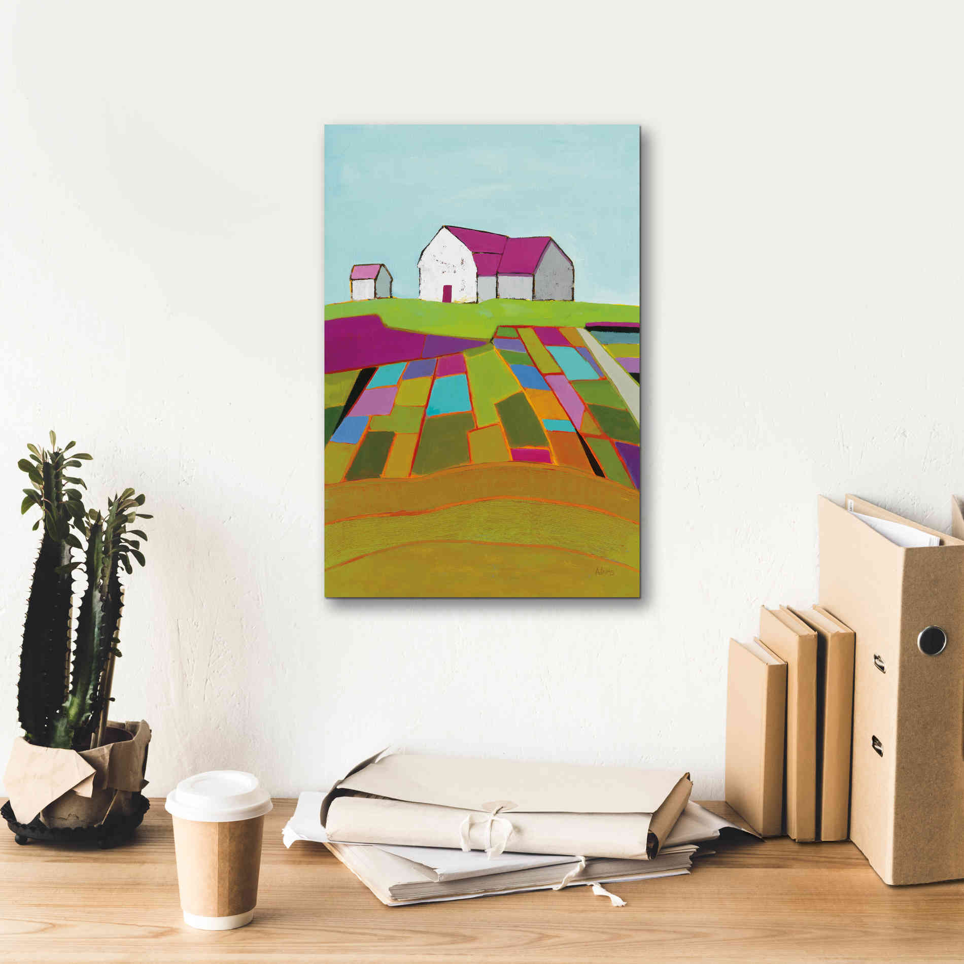 'Field of Dreams' by Phyllis Adams, Canvas Wall Art,12 x 18