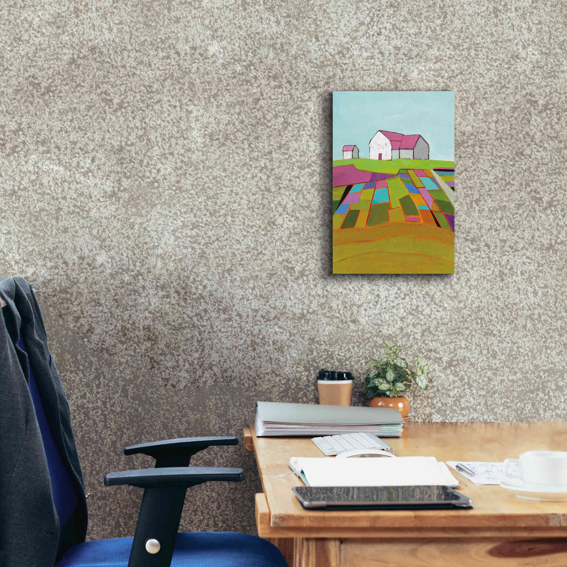 'Field of Dreams Light' by Phyllis Adams, Canvas Wall Art,12 x 18