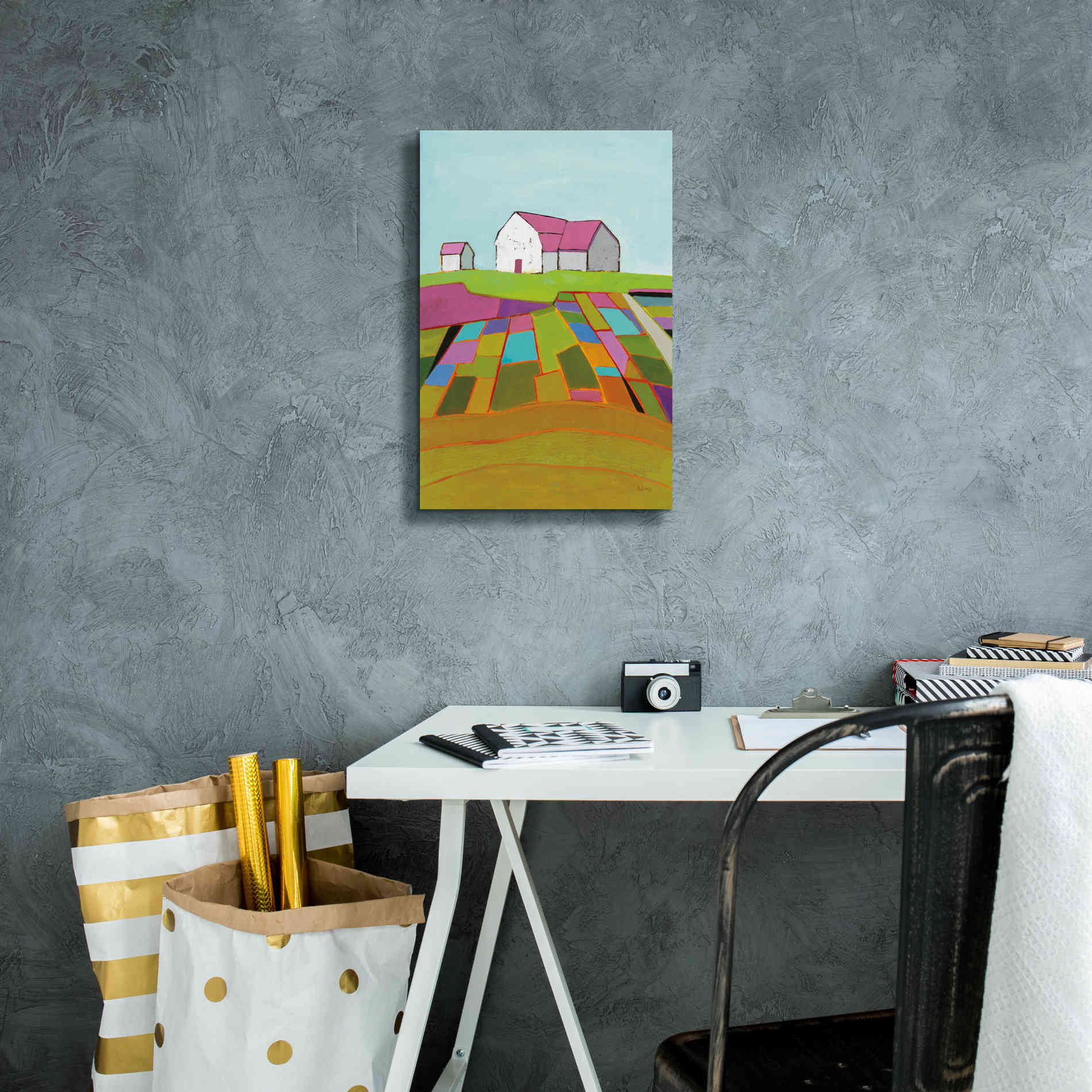 'Field of Dreams Light' by Phyllis Adams, Canvas Wall Art,12 x 18
