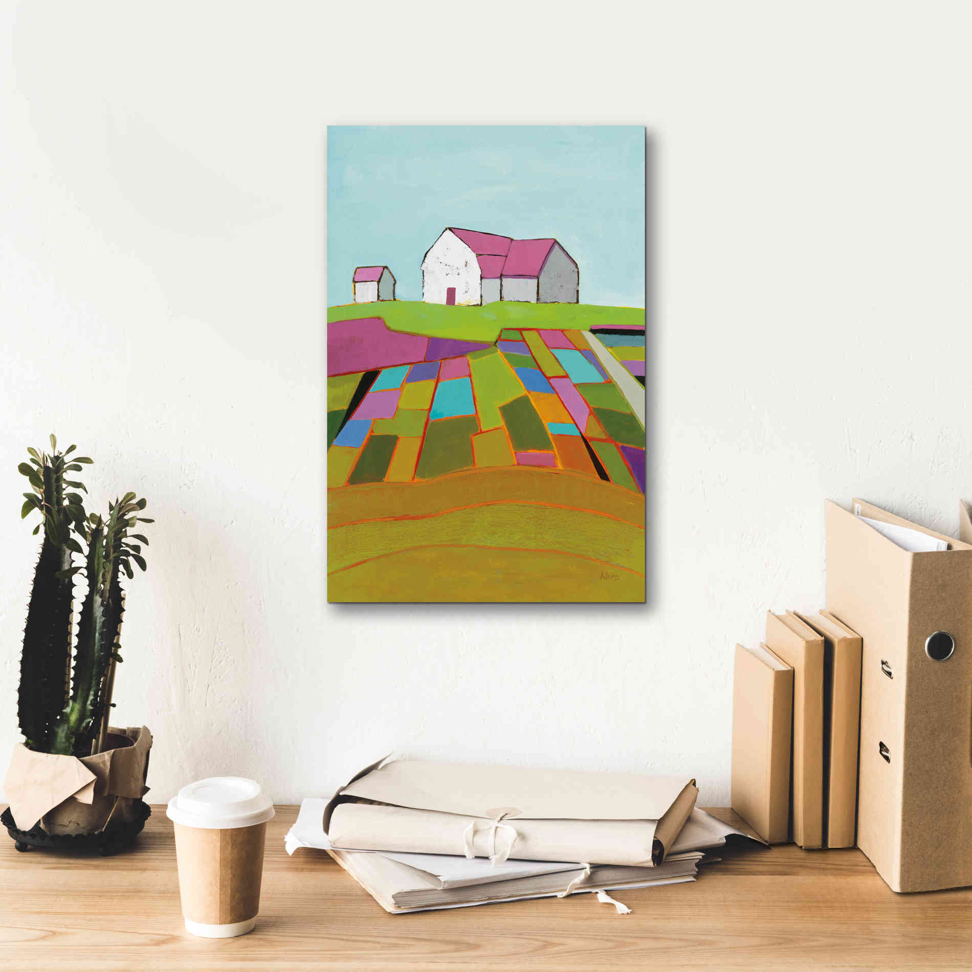 'Field of Dreams Light' by Phyllis Adams, Canvas Wall Art,12 x 18