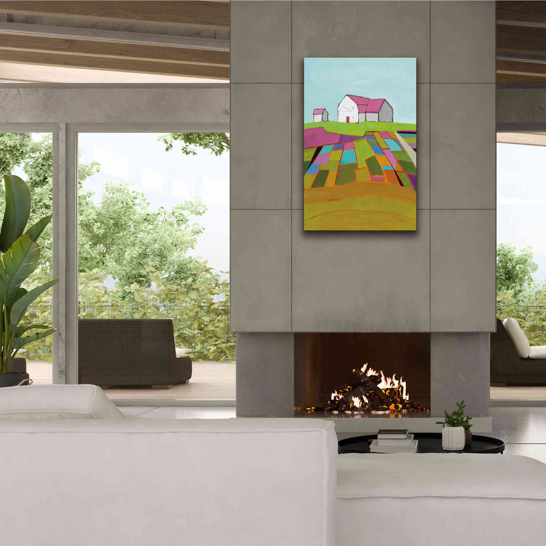 'Field of Dreams Light' by Phyllis Adams, Canvas Wall Art,26 x 40